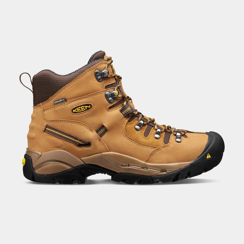 Keen Pittsburgh 6" Steel Toe - Erkek Iş Botu - Kahverengi - Turkey (269534DSE)